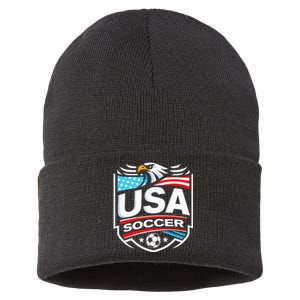 Usa Soccer Sustainable Knit Beanie