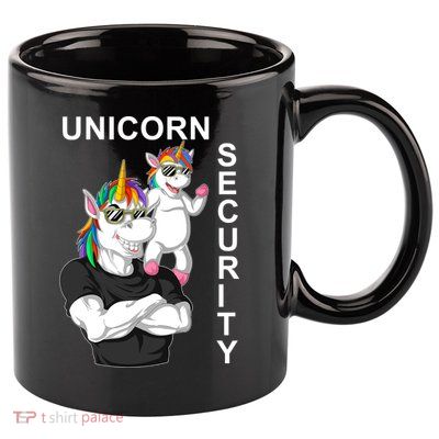Unicorn Security 11oz C Handle Ceramic Mug