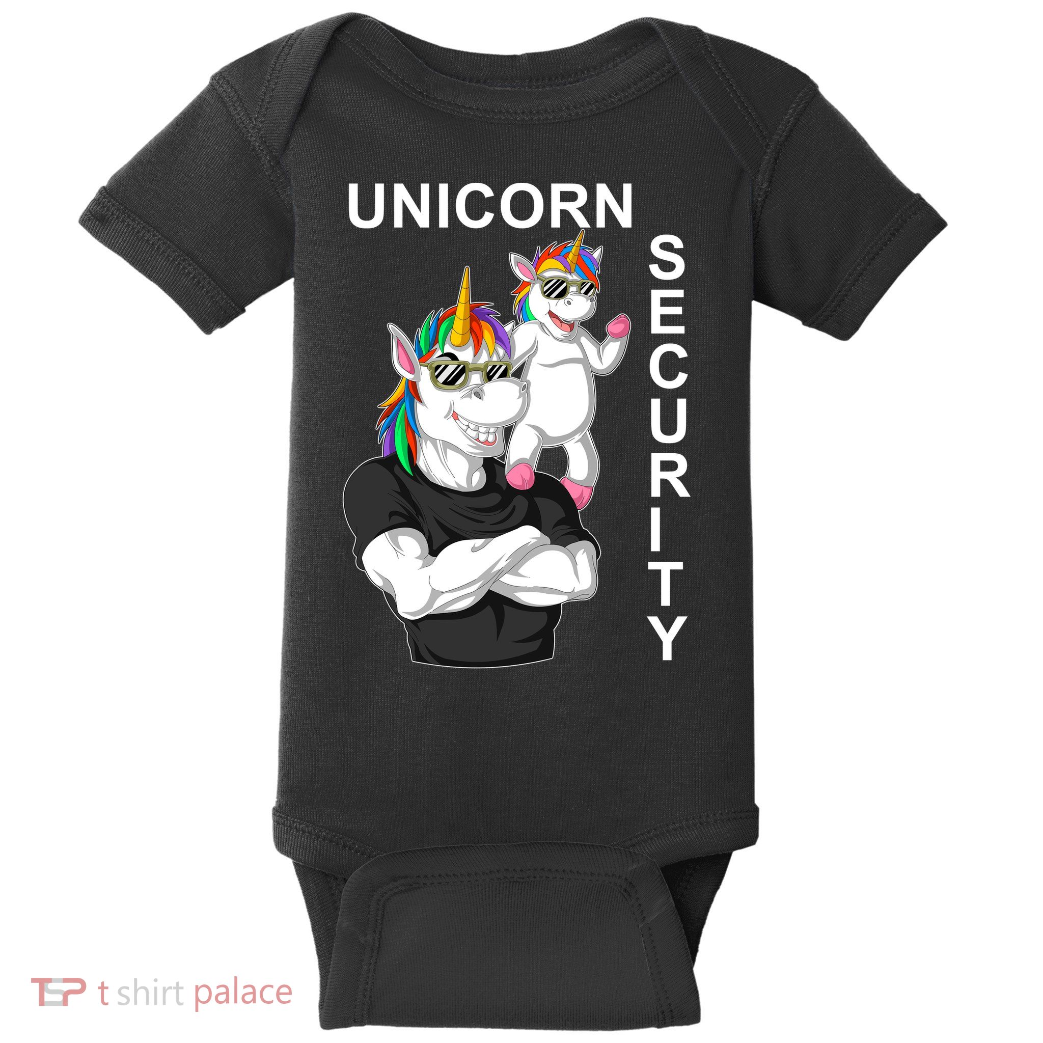 Unicorn Security Baby Bodysuit