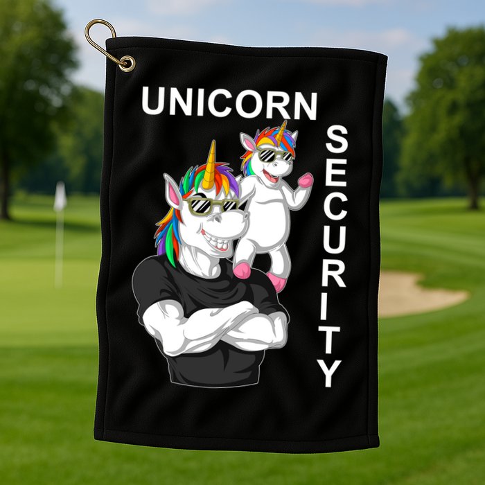 Unicorn Security Golf Towel