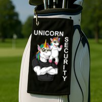 Unicorn Security Golf Towel