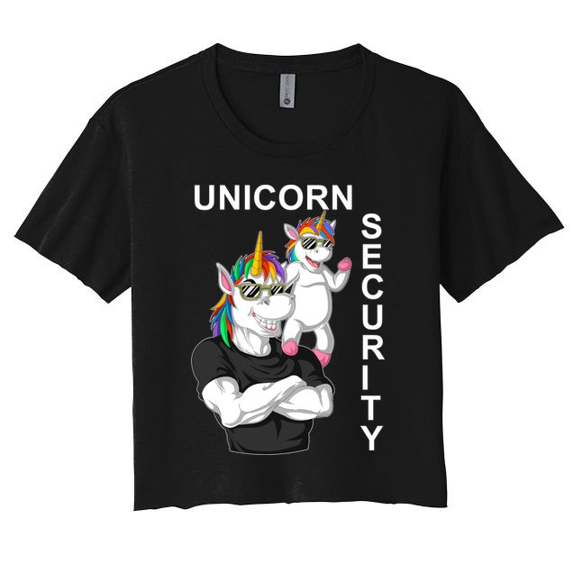 Unicorn Security Crop Top