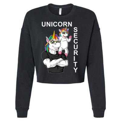 Unicorn Security Cropped Pullover Crew