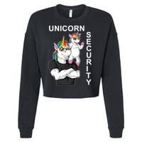 Unicorn Security Cropped Pullover Crew