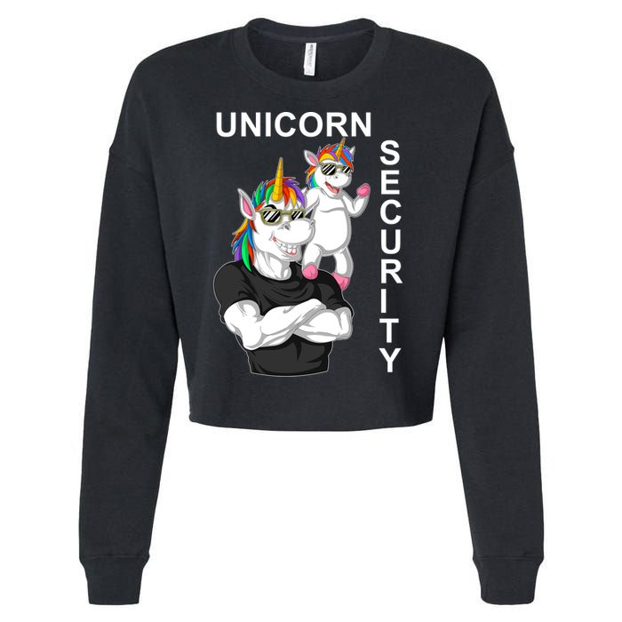 Unicorn Security Cropped Pullover Crew