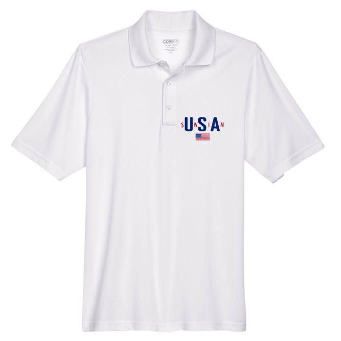 Usa Swim  Usa Summer Swimming 2024 Games Men's Origin Performance Pique Polo