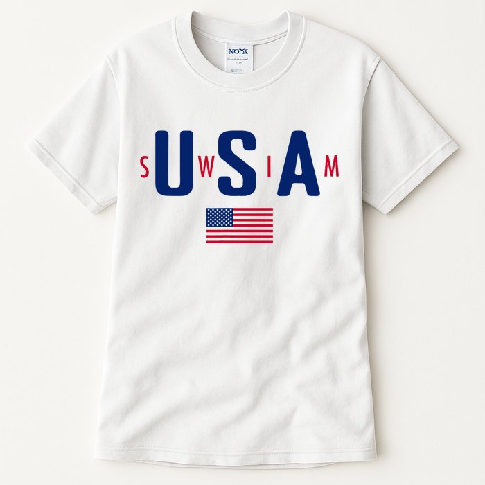 Usa Swim  Usa Summer Swimming 2024 Games Tall T-Shirt