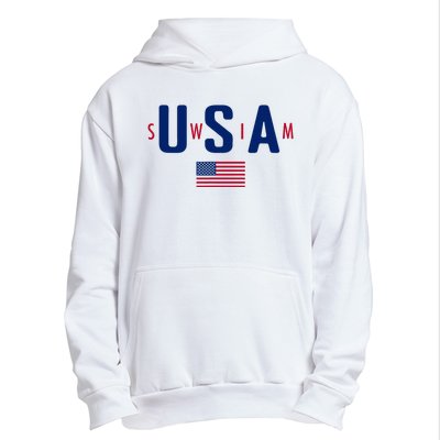 Usa Swim  Usa Summer Swimming 2024 Games Urban Pullover Hoodie