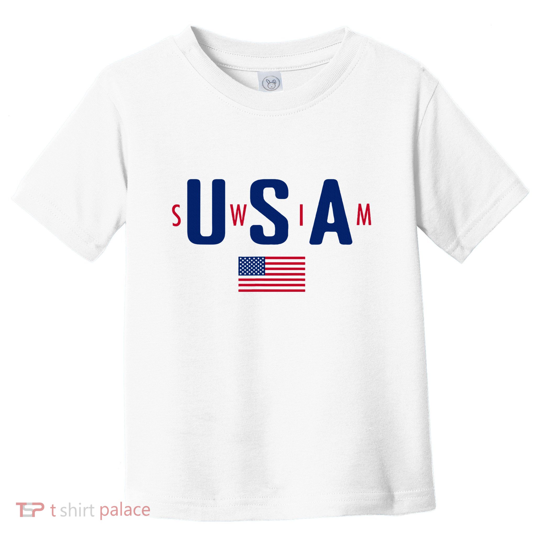Usa Swim  Usa Summer Swimming 2024 Games Toddler T-Shirt
