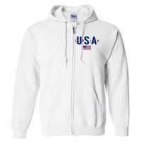 Usa Swim  Usa Summer Swimming 2024 Games Full Zip Hoodie