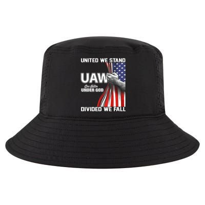 UAW Strong United We Stand Proud Union UAW Red Cool Comfort Performance Bucket Hat