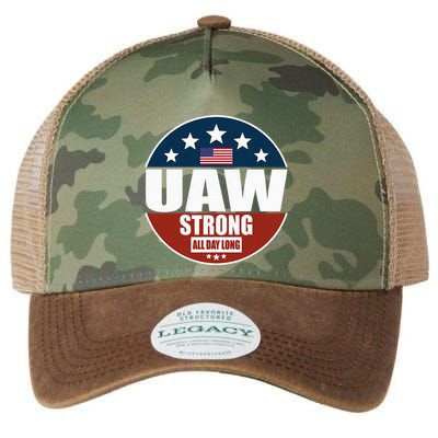 Uaw Strong Uaw Pride Uaw Laborer Worker Legacy Tie Dye Trucker Hat