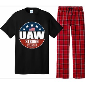 Uaw Strong Uaw Pride Uaw Laborer Worker Pajama Set