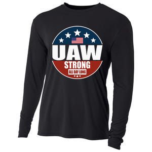 Uaw Strong Uaw Pride Uaw Laborer Worker Cooling Performance Long Sleeve Crew