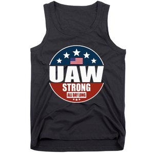 Uaw Strong Uaw Pride Uaw Laborer Worker Tank Top