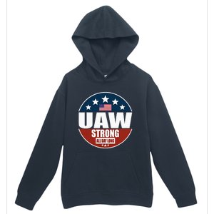 Uaw Strong Uaw Pride Uaw Laborer Worker Urban Pullover Hoodie