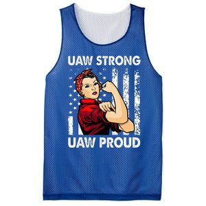 UAW Strong UAW Proud Union Pride UAW Laborer Worker Mesh Reversible Basketball Jersey Tank