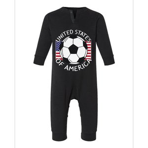 USA Soccer Infant Fleece One Piece