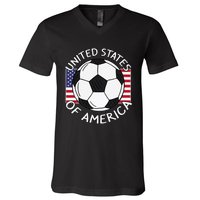 USA Soccer V-Neck T-Shirt