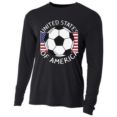 USA Soccer Cooling Performance Long Sleeve Crew