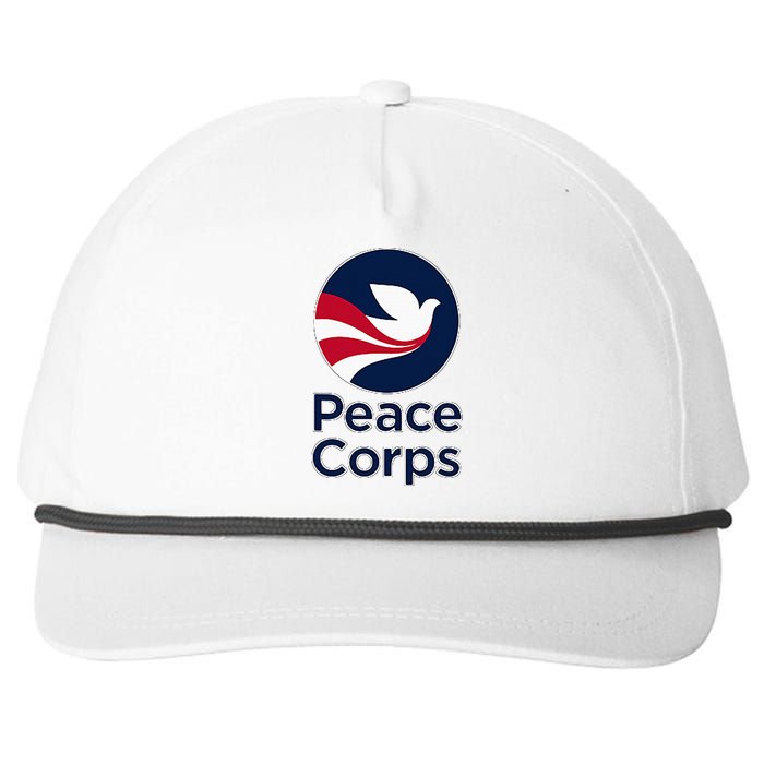 United States Us Peace Corps Volunteer Service Snapback Five-Panel Rope Hat