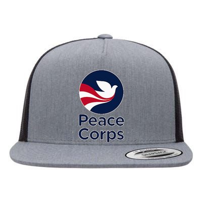 United States Us Peace Corps Volunteer Service Flat Bill Trucker Hat