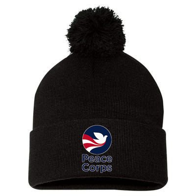 United States Us Peace Corps Volunteer Service Pom Pom 12in Knit Beanie