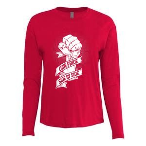 UAW Strike United Auto Workers Picket Sign Womens Cotton Relaxed Long Sleeve T-Shirt