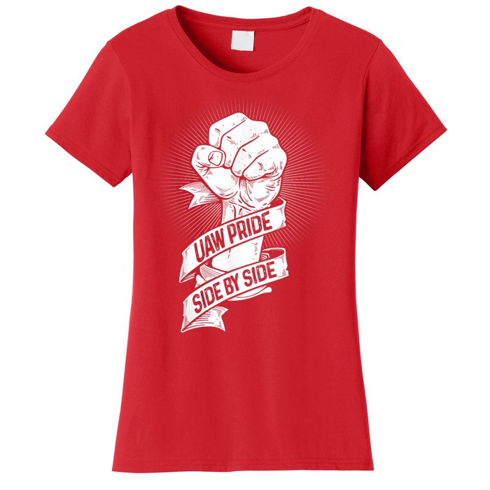 UAW Strike United Auto Workers Picket Sign Women's T-Shirt