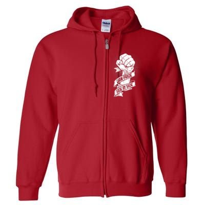 UAW Strike United Auto Workers Picket Sign Full Zip Hoodie