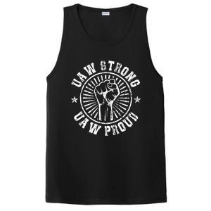 UAW Strong UAW Proud Union Pride Laborer Worker PosiCharge Competitor Tank