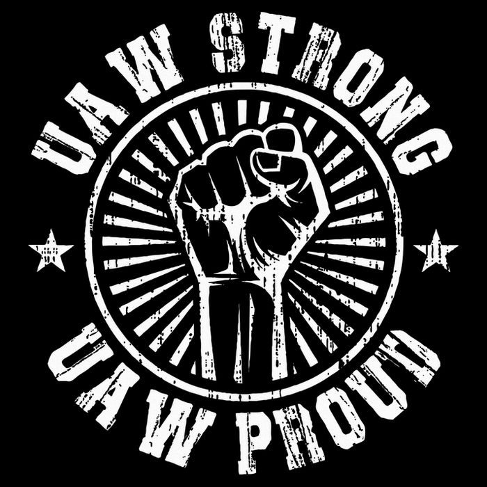 UAW Strong UAW Proud Union Pride Laborer Worker PosiCharge Competitor Tank