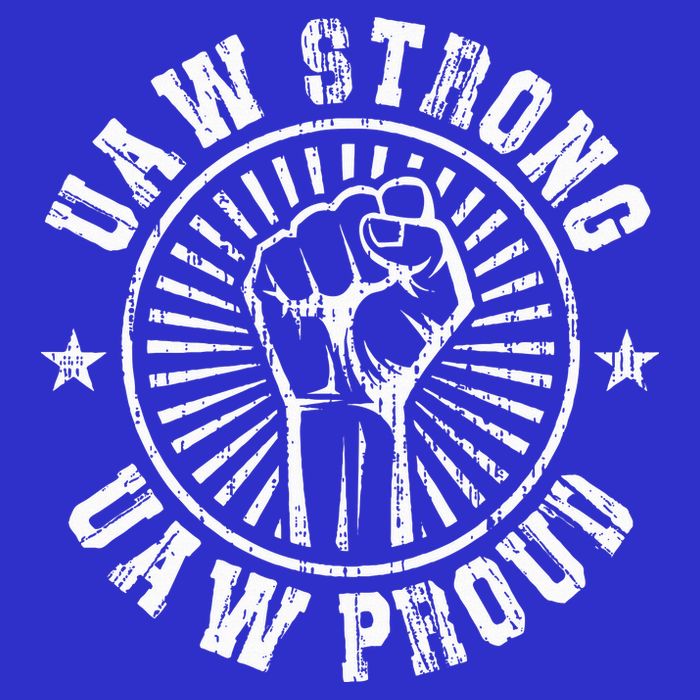 UAW Strong UAW Proud Union Pride Laborer Worker Tall Sweatshirt