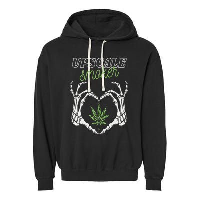 Upscale Smoker  Garment-Dyed Fleece Hoodie