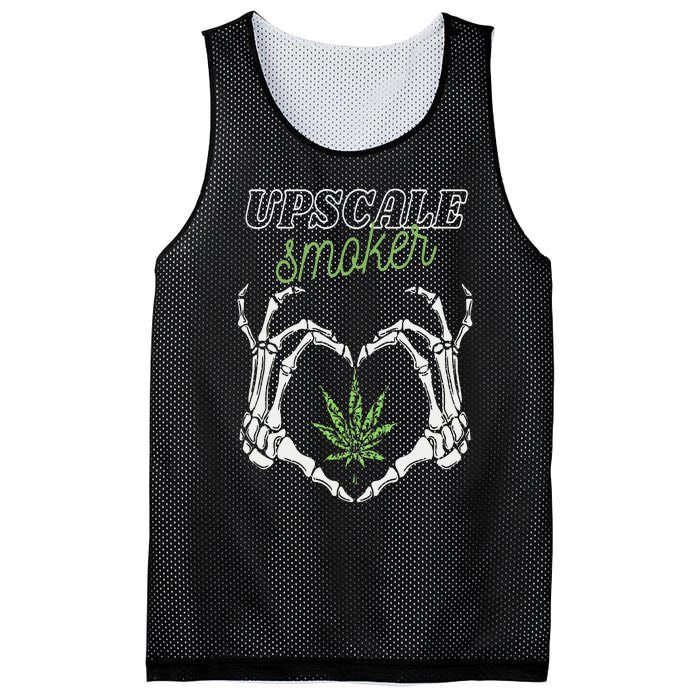 Upscale Smoker  Mesh Reversible Basketball Jersey Tank