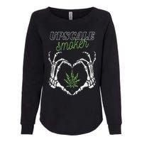 Upscale Smoker  Womens California Wash Sweatshirt