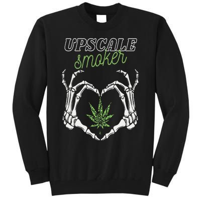 Upscale Smoker  Tall Sweatshirt