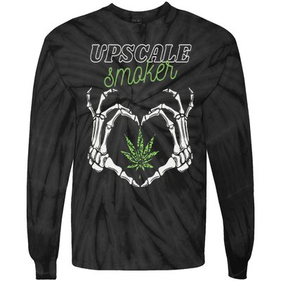 Upscale Smoker  Tie-Dye Long Sleeve Shirt