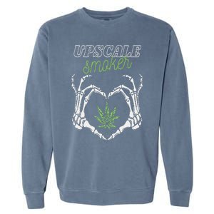 Upscale Smoker  Garment-Dyed Sweatshirt