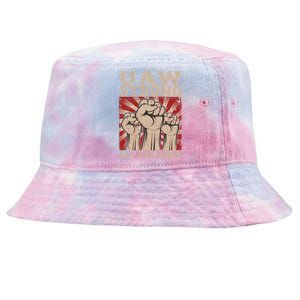 UAW Strong UAW Proud Union Pride UAW Laborer Worker Tie-Dyed Bucket Hat