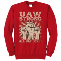 UAW Strong UAW Proud Union Pride UAW Laborer Worker Sweatshirt