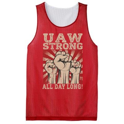 UAW Strong UAW Proud Union Pride UAW Laborer Worker Mesh Reversible Basketball Jersey Tank