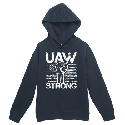 UAW Strong United Auto Workers Strike Urban Pullover Hoodie