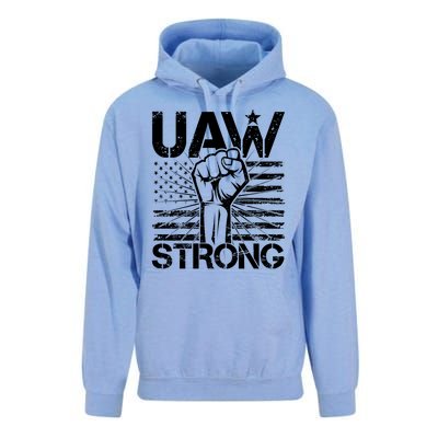 UAW Strong United Auto Workers Strike Unisex Surf Hoodie