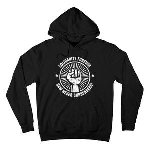 UAW Strong UAW Proud Union Pride UAW Laborer Worker Hoodie