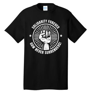 UAW Strong UAW Proud Union Pride UAW Laborer Worker Tall T-Shirt