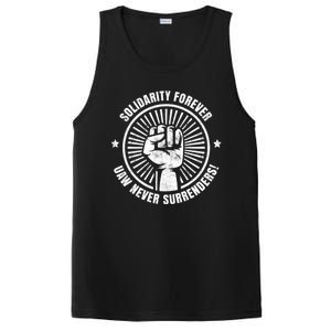 UAW Strong UAW Proud Union Pride UAW Laborer Worker PosiCharge Competitor Tank