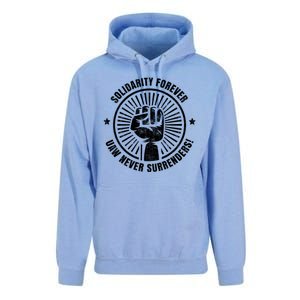 UAW Strong UAW Proud Union Pride UAW Laborer Worker Unisex Surf Hoodie