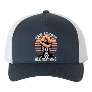 UAW Strong UAW Proud Union Pride UAW Laborer Worker Yupoong Adult 5-Panel Trucker Hat