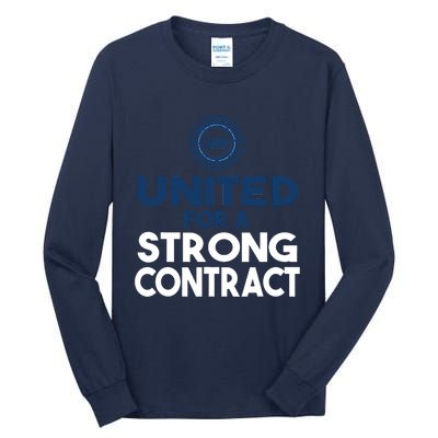 UAW Strike United For A Strong Contract Tall Long Sleeve T-Shirt